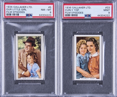 1936 Gallaher Ltd. "Film Episodes" Complete Set (48) - Featuring Shirley Temple